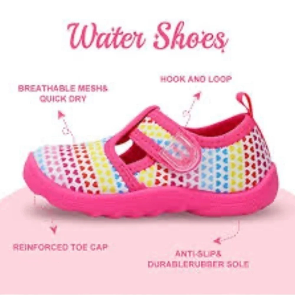 OshKosh B'gosh Aquatic 4 (TD) Multicolor Toddler Girl's Sandals - Size 7 New